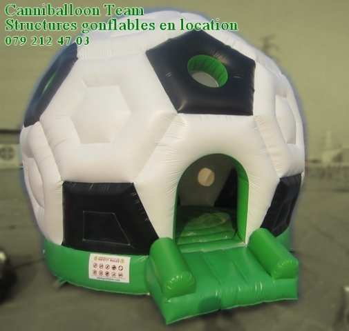 Château gonflable Ballon de Foot, jeu enfants