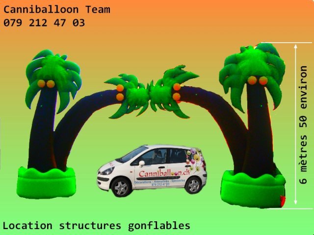 arche tropicale, en 2 parties dissociables