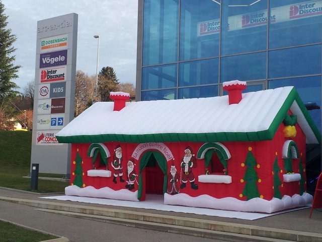 La Maison du Père Noël, pour stands, animations, etc.