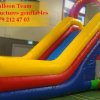 Château gonflable-toboggan, 12m x 4m x 6m haut, grande taille