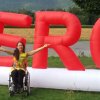 "MERCI" lettrage en gonflable