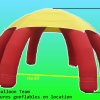 tente igloo : 2,80 x 3 x 6,40 m